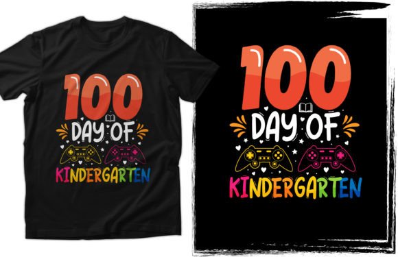 100 Days of School Kindergarten T-shirt