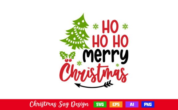 HO HO HO Merry Christmas Graphics for Crafts