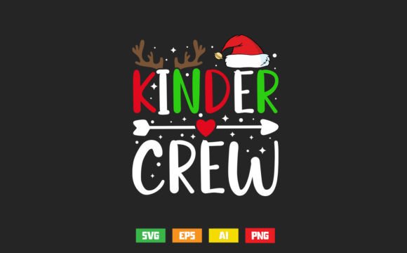 Kinder Crew SVG T-Shirt Design