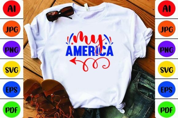 My America: Graphics & T-Shirt Designs for Patriotic Branding