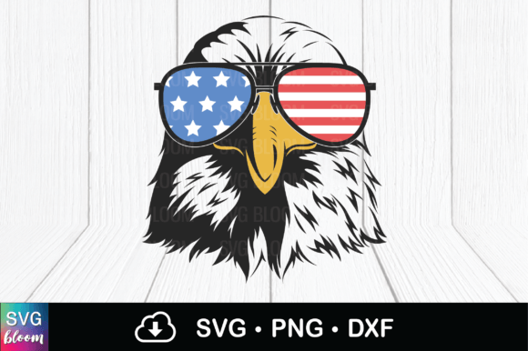 Patriotic Eagle with Sunglasses Graphics