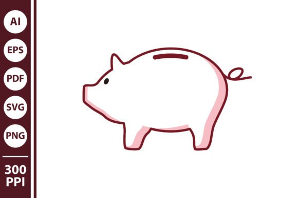 Piggy Bank Vector Design: Graphics & Illustrations for Real Projects