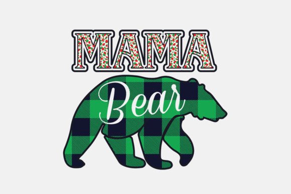 Retro Mama Bear Sign Graphics & T-Shirt Designs