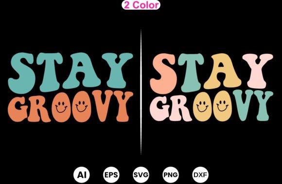 Retro, Wavy, Groovy Graphics for Crafts