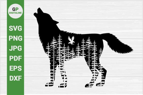 Wolf Howls, Eagle Flies, Woods SVG 2